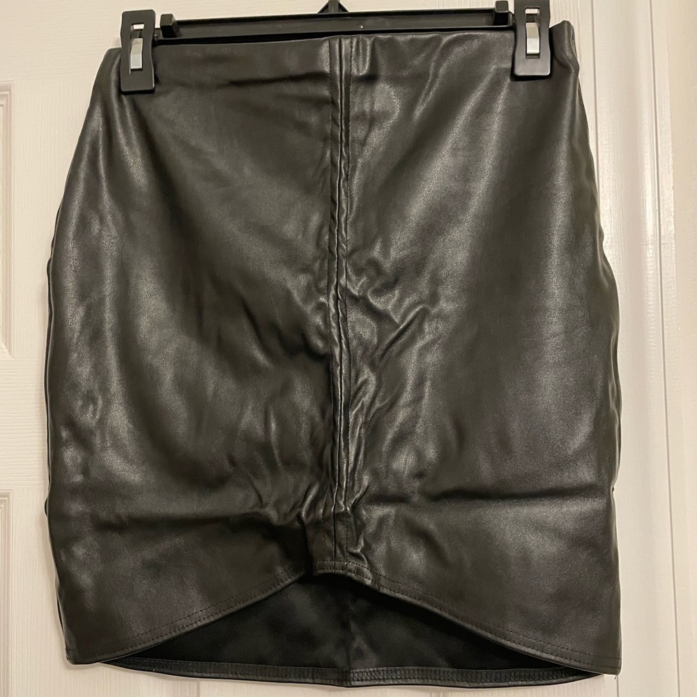 Mini Leather Skirt